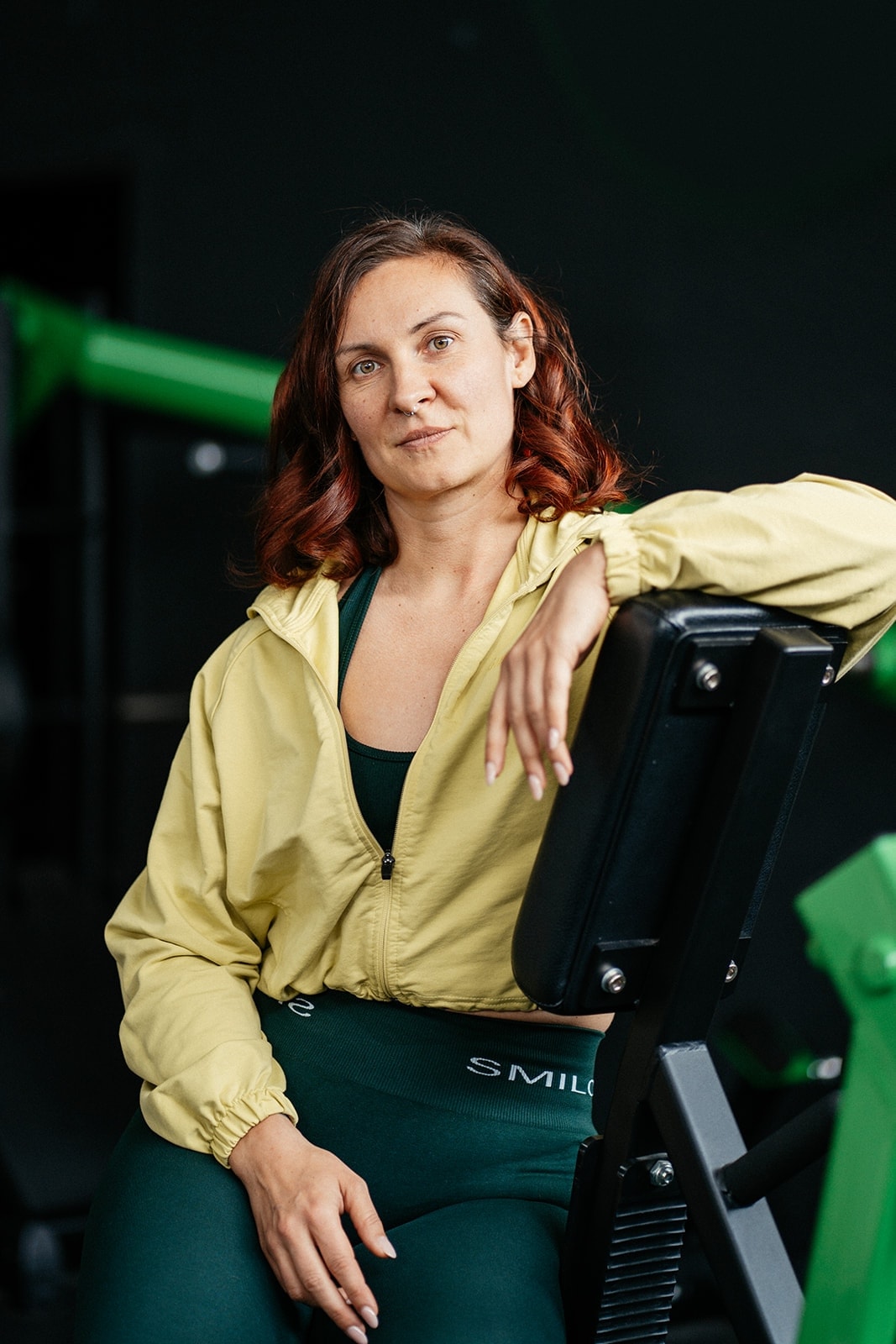 Mel Hüttig, Gesundheitsberaterin und Personal Trainerin, im Trainingsstudio